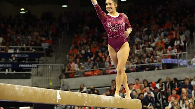 Ella Burgess on beam